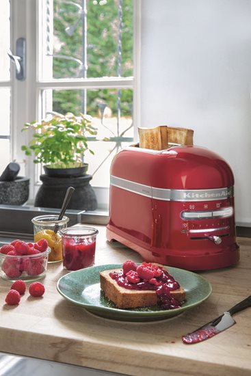 Broodrooster met 2 sleuven, Artisan@ ,1250W, "Candy Apple" - KitchenAid