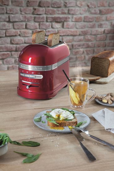 2-slot toaster, Artisan@ ,1250W, "Candy Apple" - KitchenAid