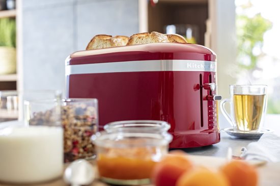 Broodrooster met 2 sleuven, Design, Empire Red - KitchenAid