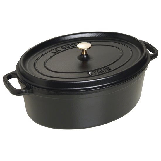 Овална кокоте ястие 41 см/12 л, <<Black>> - Staub 