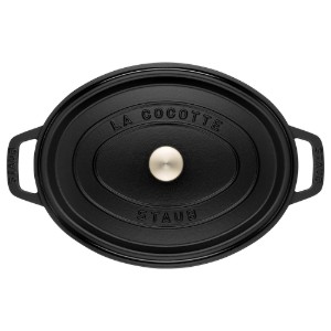 Soikea cocotte-astia 41 cm/12 l, <<Black>> - Staub