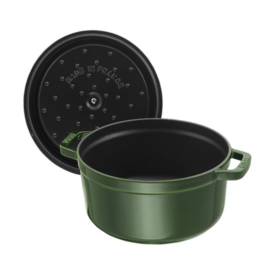 Cocotte cooking pot, cast iron, 20 cm/2.2 l, Basil - Staub