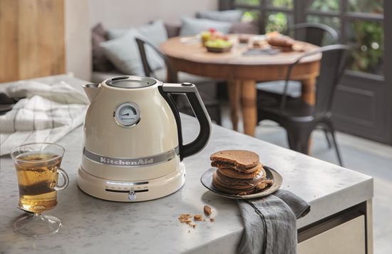 Electric kettle, Artisan 1.5L, "Almond Cream" color - KitchenAid brand