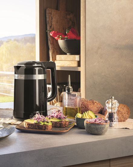 "Design" electric kettle, 1.5 L, Onyx Black - KitchenAid brand