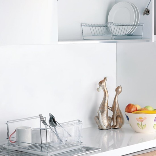 Droogrek voor servies en bestek, 37 x 30 x 24 cm - Tekno-tel