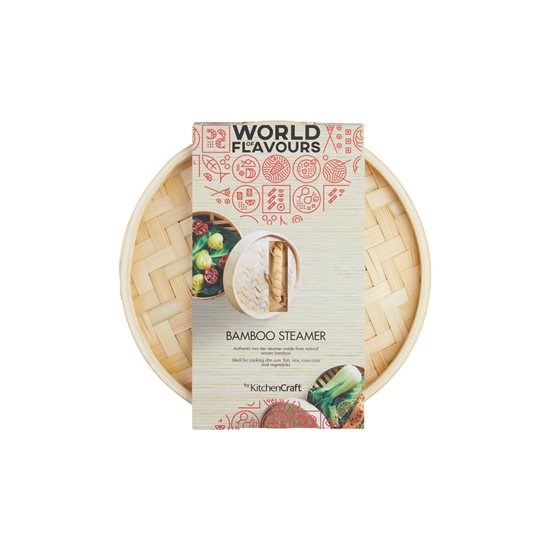 Set for steam cooking, bamboo, 20 cm - Kitchen Craft