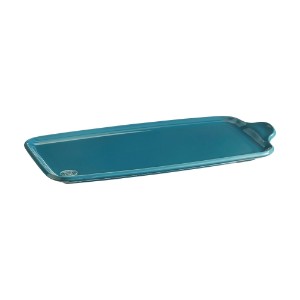 "Aperitivo" ceramic platter, 31 x 16 cm, <<Mediterranean Blue>> - Emile Henry