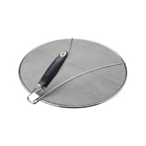Splatter screen, stainless steel, 33 cm - MasterClass