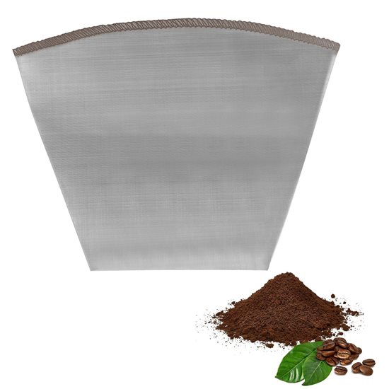 "Brasilia" permanent foldbar kaffe filter, rustfrit stål, størrelse 4 - Westmark