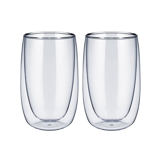 Set 2 kozarcev za pitje z dvojno steno za latte macchiato, 400 ml - Westmark