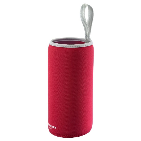 Gourde "Viva" avec revêtement textile, 1 L, Rouge - Westmark