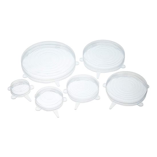 Set med 6 flexibla silikonlock - från Kitchen Craft