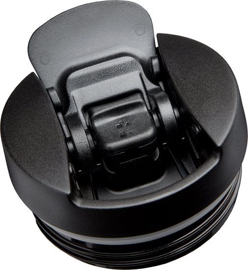 "Easy-Grip Leak-Lock" stainless steel thermo-insulating mug, 470 ml, Black - Aladdin