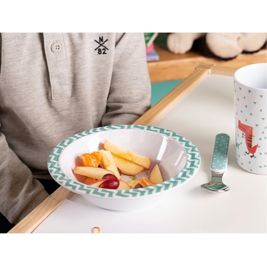 Children's bowl 16.5 cm "Hungrysaurus", made from melamine - by Kitchen Craft