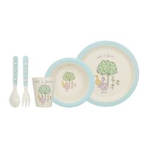  5-piece "On the farm Duck" serving set for babies - by Kitchen Craft