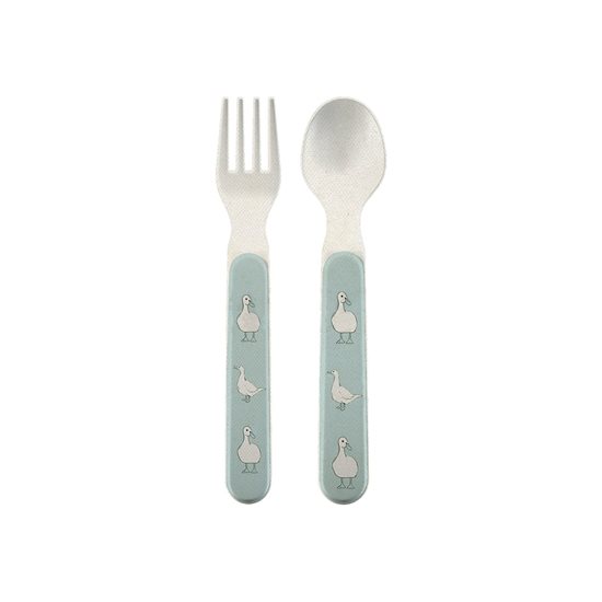  5-piece "On the farm Duck" serving set for babies - by Kitchen Craft