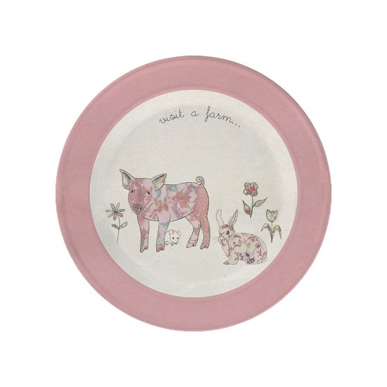 5-piece "Visit a farm Pig" serving set for children - by Kitchen Craft