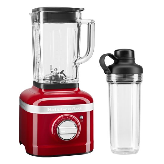 Artisan K400 blender, 1,4 l, 1200 W, 0,5 l kap ile, "Candy Apple" - KitchenAid markası