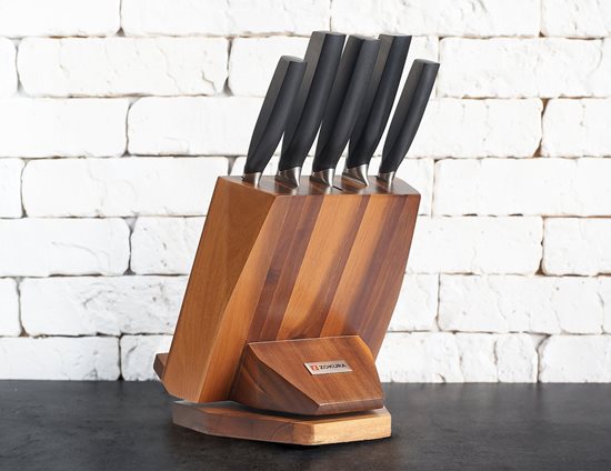 6-piece knife set, rotating holder - Zokura