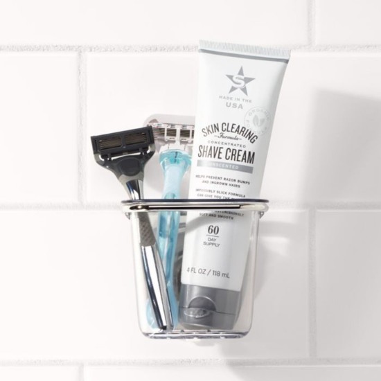 Holder with suction cup for bathroom accessories, plastic, “StrongHold” - OXO