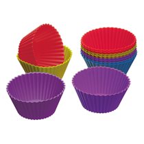 Set of 12 moulds for muffins, silicone – made by Kitchen Craft