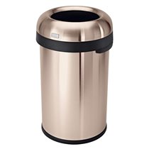 Trash can, 80 L, stainless steel- "simplehuman" brand
