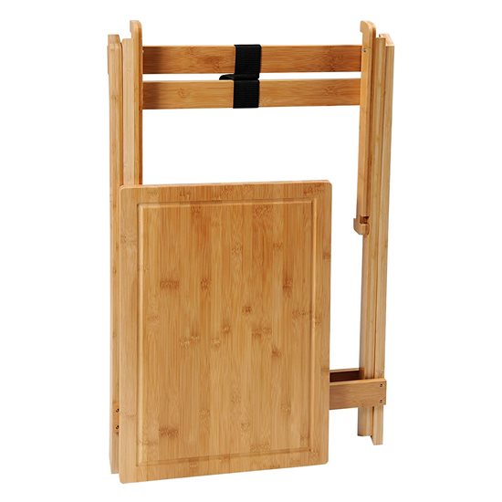 Foldable table, 60 x 45 cm, bamboo wood - Kesper