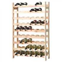 54-bottle wine rack, pine wood - Kesper