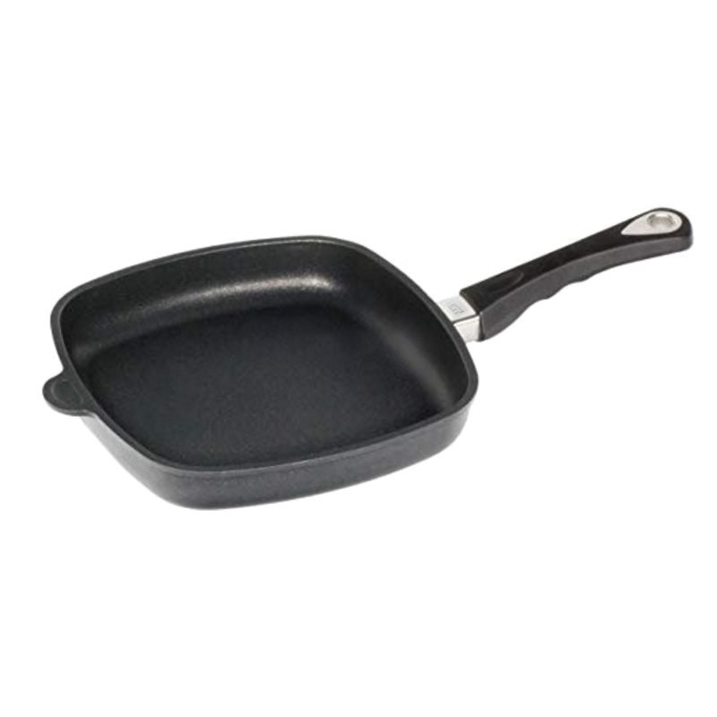 Aluminum 26cmDeep Fry Pan with Glass Lid Non Stick Insulated Handle