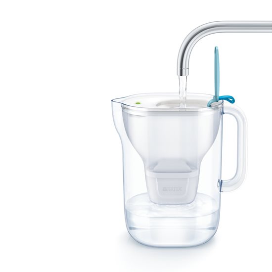 Carafe filtrante à eau ronde XL pour Brita Maxtra - Incl. 1 filtre à eau –  lot de 3