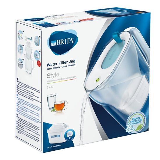 Filtračná kanvica BRITA Style 2,4 l Maxtra+ (blue)