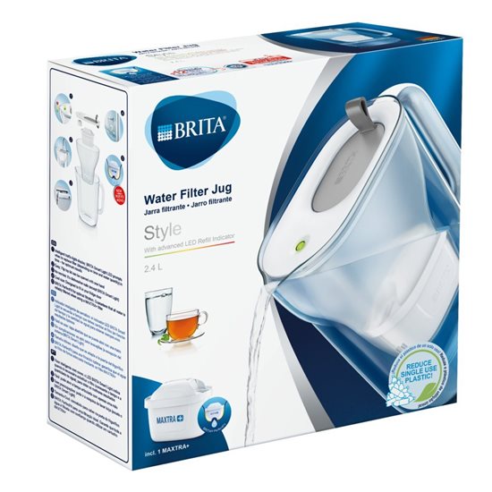 BRITA "Style" 2.4 L Maxtra+ filter jug (grey)