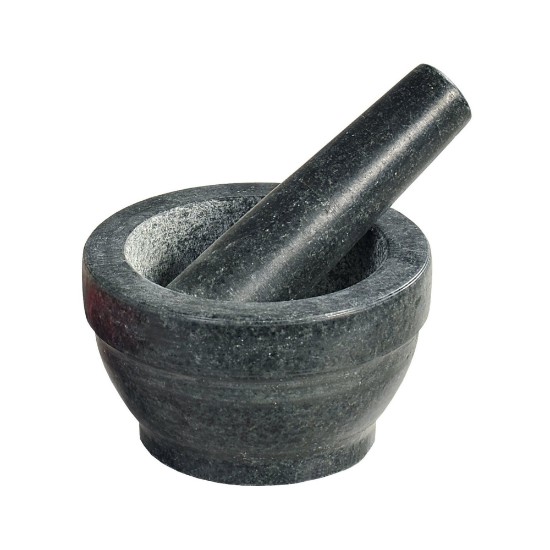 Mortel med mortelstöt, 16 cm, granit - Kesper