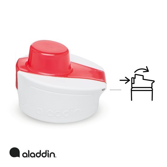 600 ml rostfritt stål Active Hydration termoisolerande mugg, Röd - Aladdin