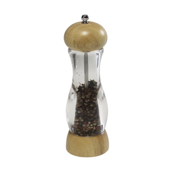 Pepper grinder, 22 cm, rubber tree wood - Kesper
