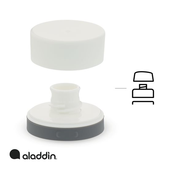 Aveo plastic bottle 350 ml, White - Aladdin