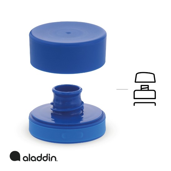 Aveo plastic bottle 350 ml, Blue - Aladdin