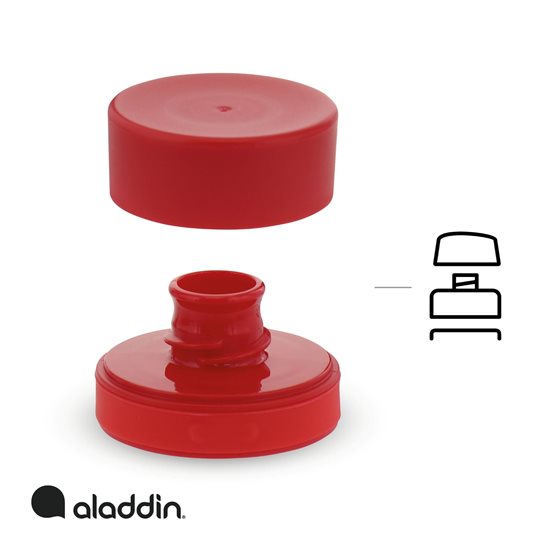 Aveo plastic bottle 350 ml, Red - Aladdin