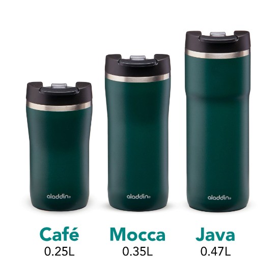 Cafe Thermavac thermo-geïsoleerde mok, 250 ml, "Basil Green" - Aladdin