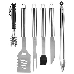 8-piece barbecue set, stainless steel - Zokura