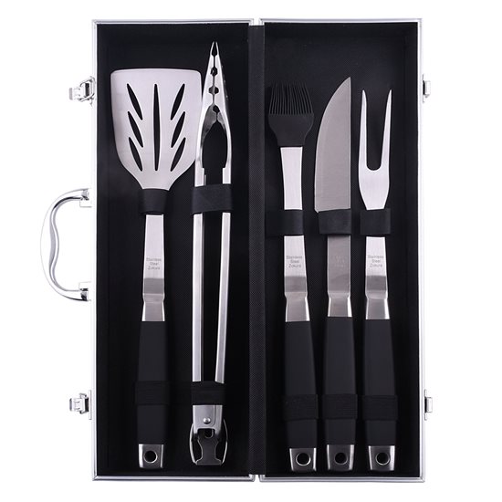 6-piece barbecue set, stainless steel - Zokura