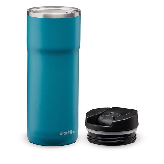 Stainless steel Java Thermavac thermo-insulating mug, 470 ml, Aqua Blue - Aladdin 