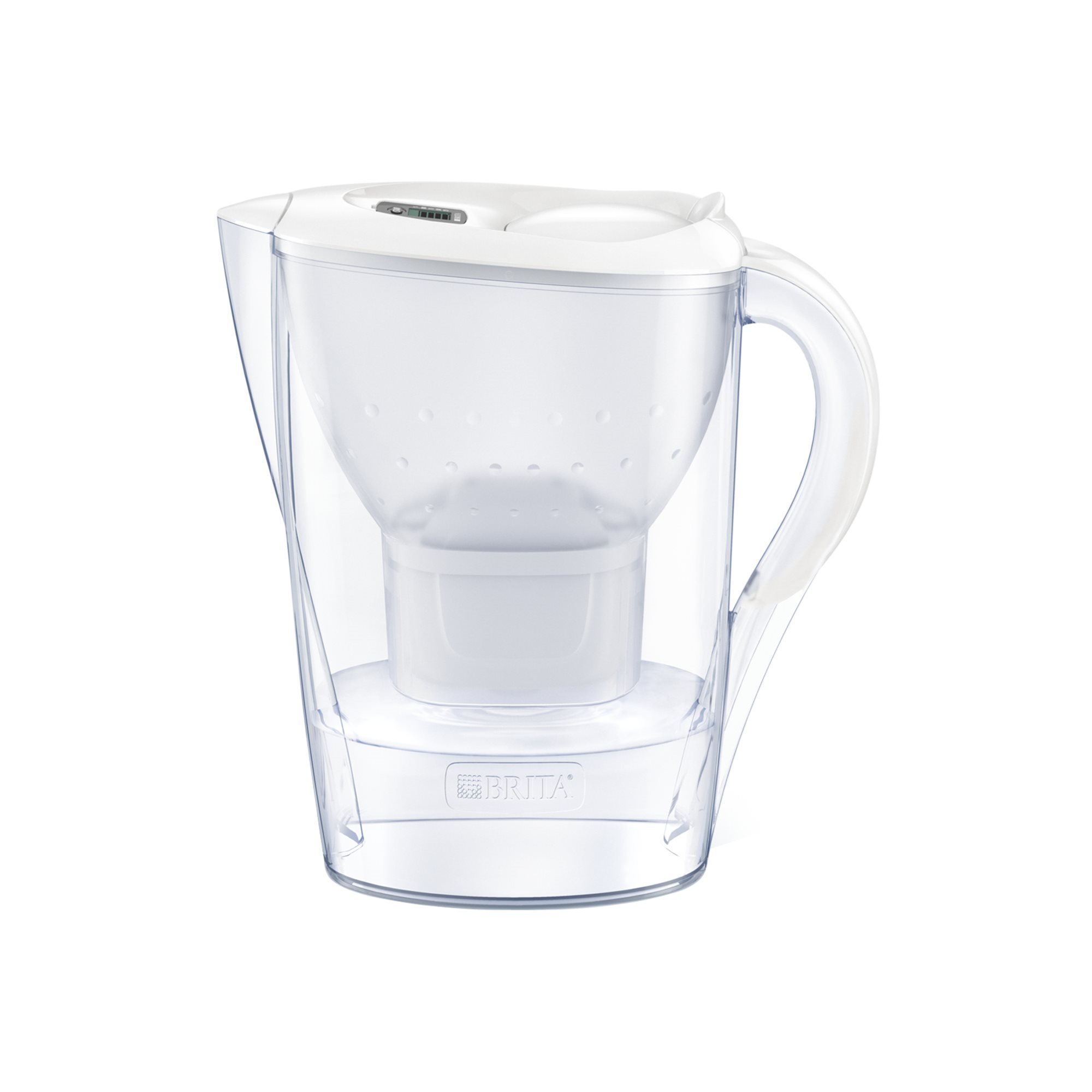  Brita Jarra de filtro de agua de todo el día, blanco, grande,  10 taza, 1 cuenta : Hogar y Cocina