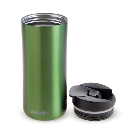 Green thermally insulated mug, 350 ml "Vacuum mug" - Aladdin