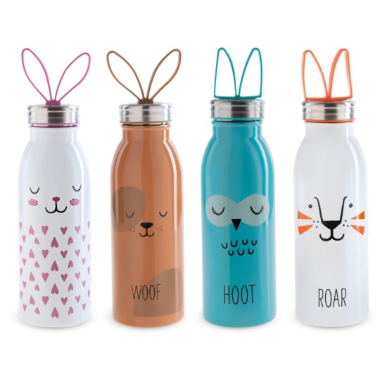 Bottiglia d'acqua "Zoo" 430 ml, acciaio inossidabile, modello tigre - Aladdin