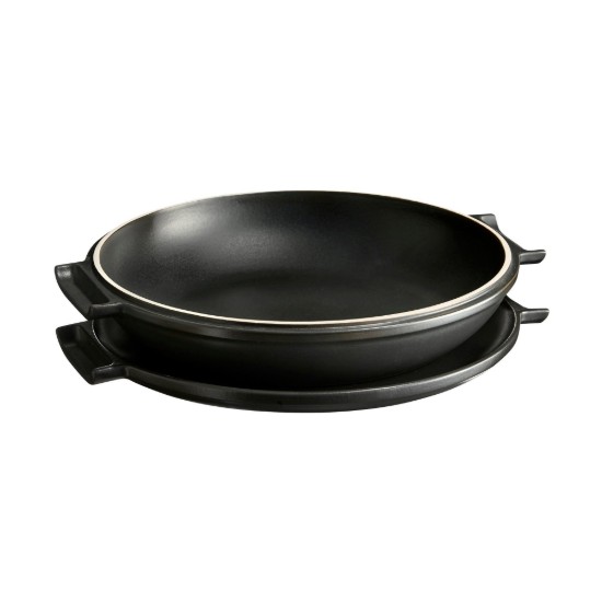 Set for Tarte Tatin, 32.5 cm/2.65 l, "Delight", Slate - Emile Henry
