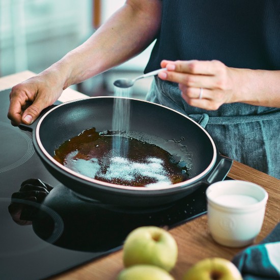 Set for Tarte Tatin, 32.5 cm/2.65 l, "Delight", Slate - Emile Henry