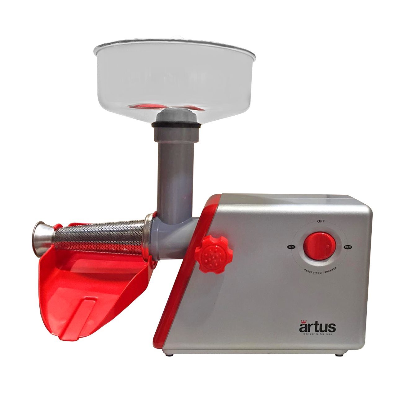 Electric tomato juicer "Artus", 550 W, with stainless steel funnel - Cibustek |
