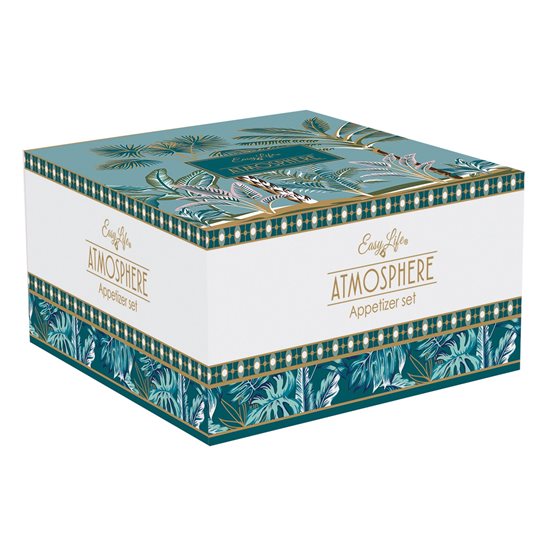6-piece appetizer serving set, "Atmosphere Jungle" - Nuova R2S