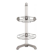 Holder for bathroom accessories, anodized aluminum - "simplehuman" brand